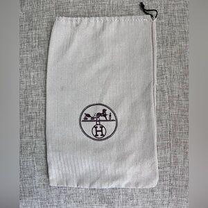 Hermès Shoe Dust Bag with Logo